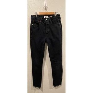 RE/DONE Dark Blue Mid-Rise Skinny Leg Jeans
